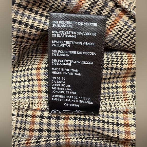 NWT- Urban Outfitters -  Jaelyn Menswear Cargo Pant In Neutral - Picture 14 of 15